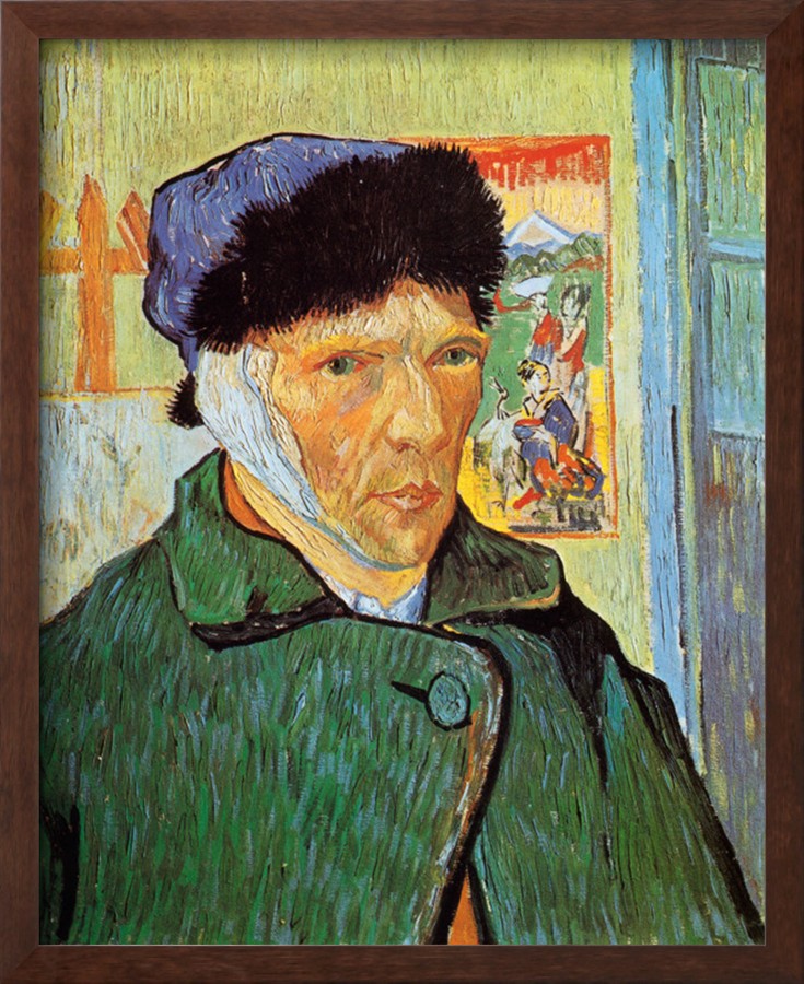 Self-Portrait with Bandaged Ear - Van Gogh Painting On Canvas